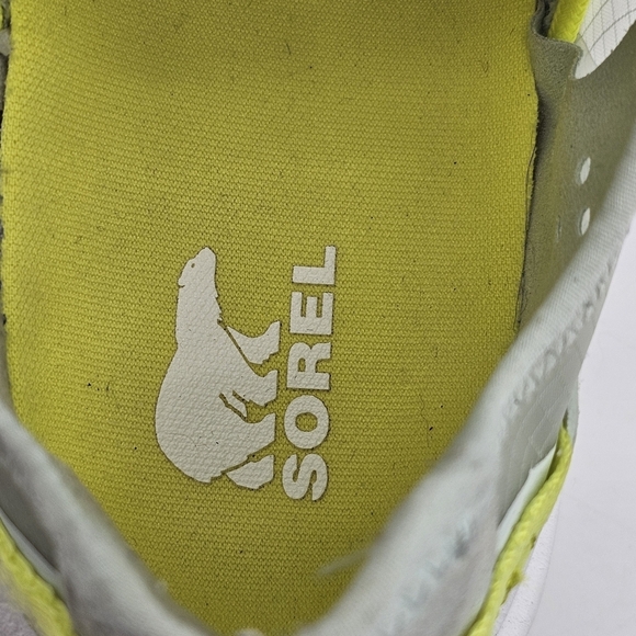 Sorel Kinetic Break thru Tech Neon Sneaker Womens Size 7 - Picture 8 of 8